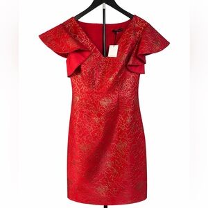 Trina Turk Shaken Not Stirred Jacquard Dress